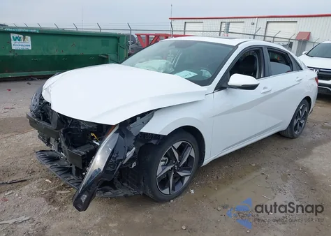 2023 Hyundai Elantra Limited z USA, uszkodzony, nr VIN 5NPLP4AG7PH119849